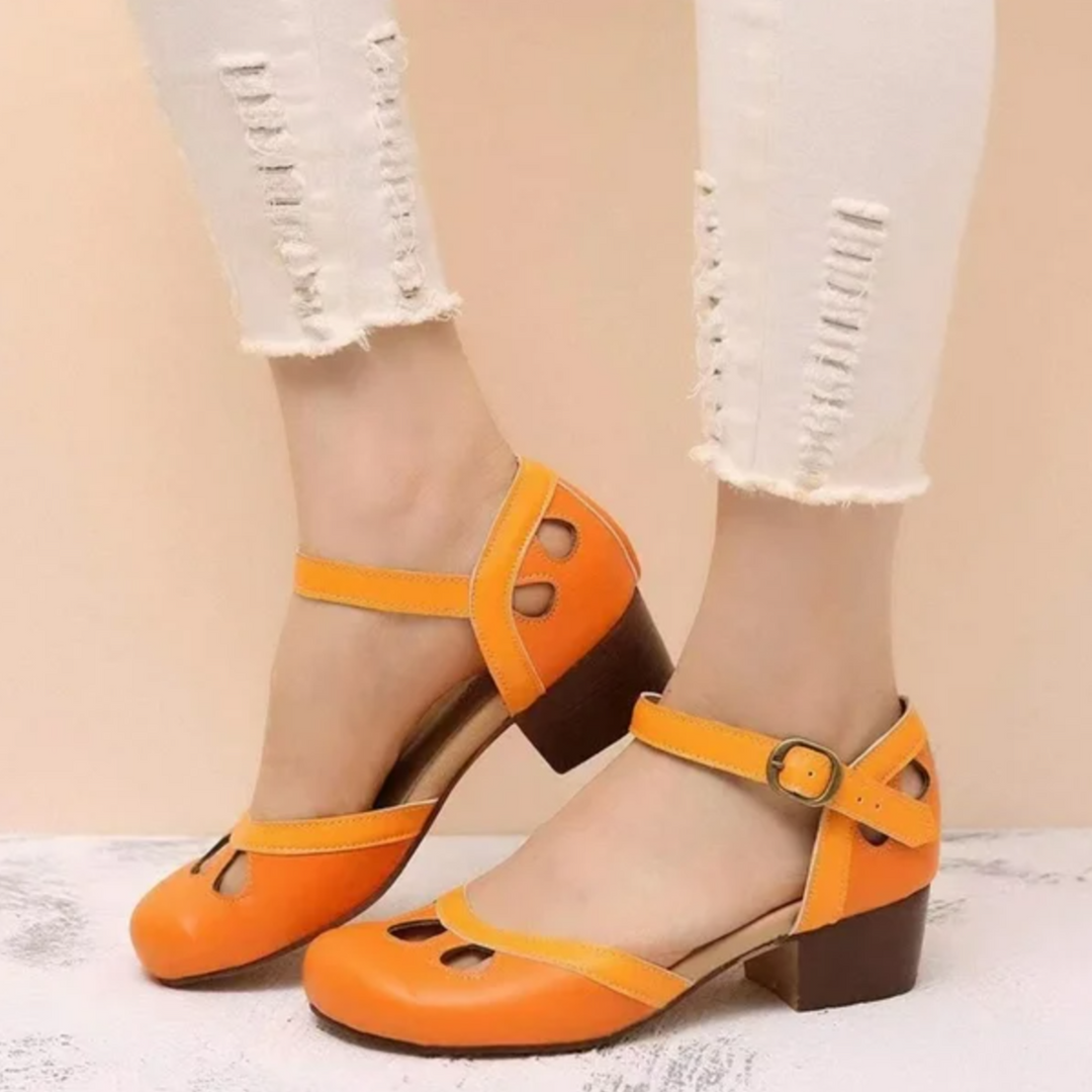 Comfortable Low-Heeled Sandals