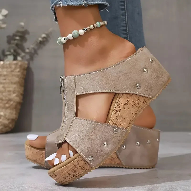 Womens Orthopaedic Arch Support Wedge Sandals