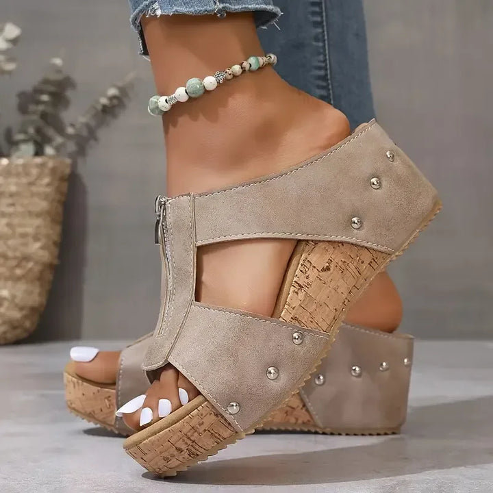Womens Orthopaedic Arch Support Wedge Sandals