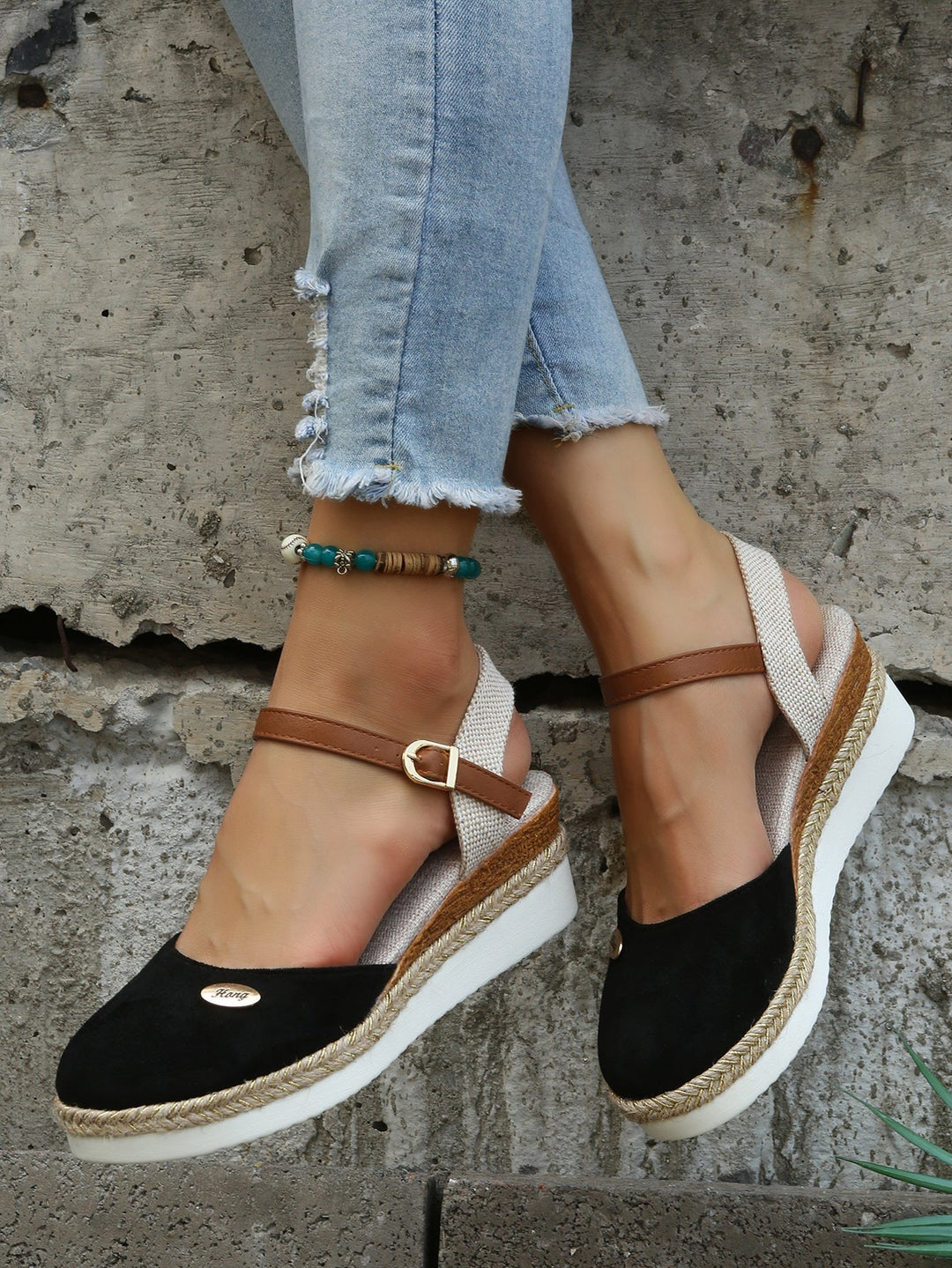 Womens Orthopaedic Woven Cushioned Sandals