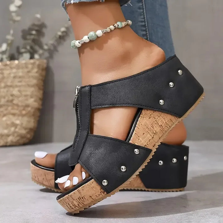 Womens Orthopaedic Arch Support Wedge Sandals