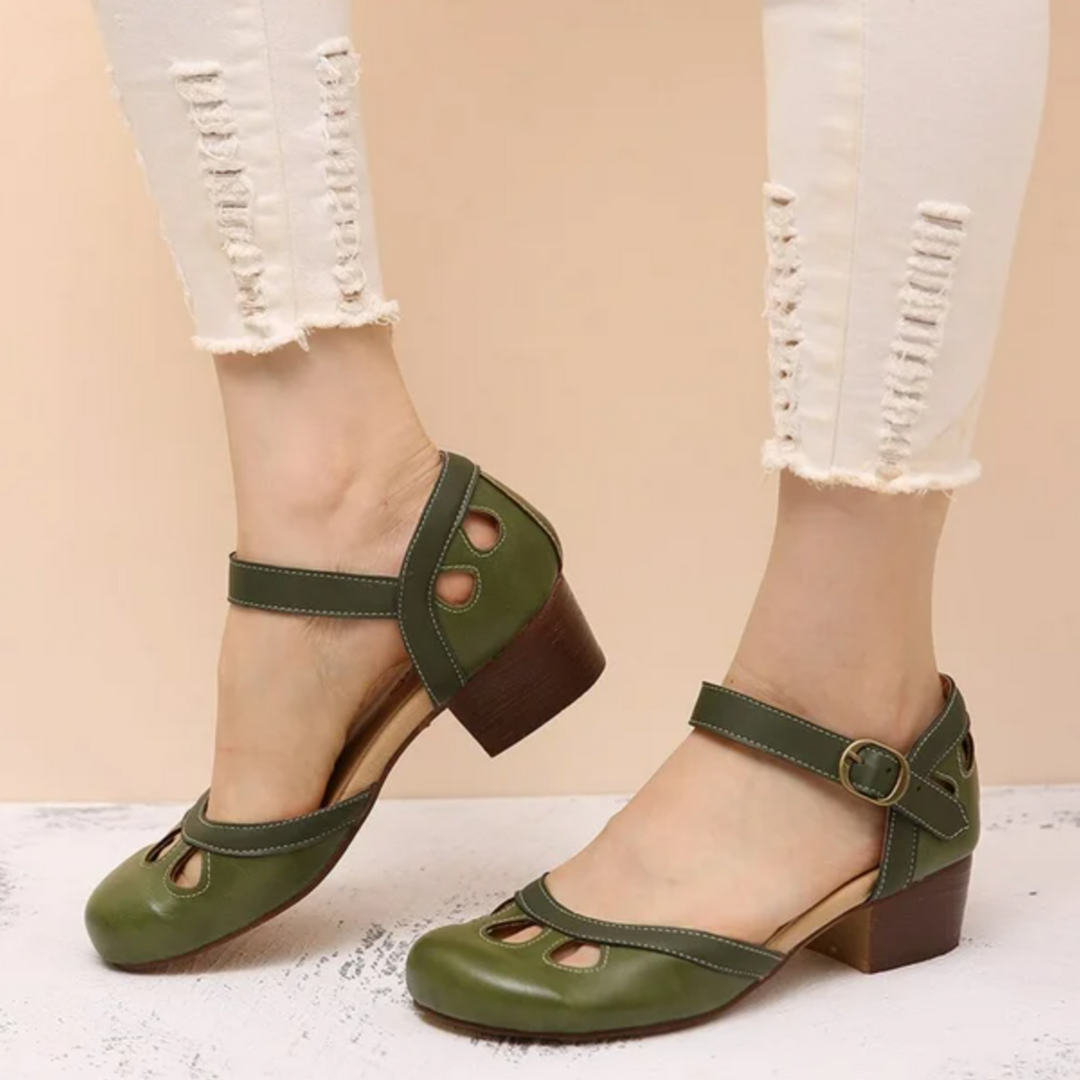 Comfortable Low-Heeled Sandals
