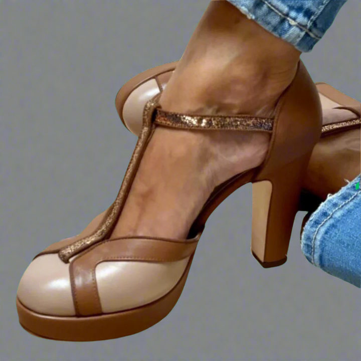 Elegant and Comfortable Heeled Sandals