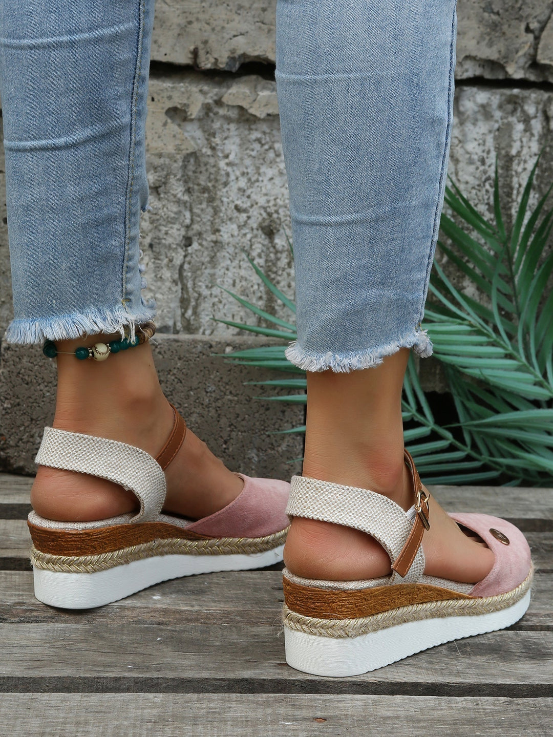 Womens Orthopaedic Woven Cushioned Sandals