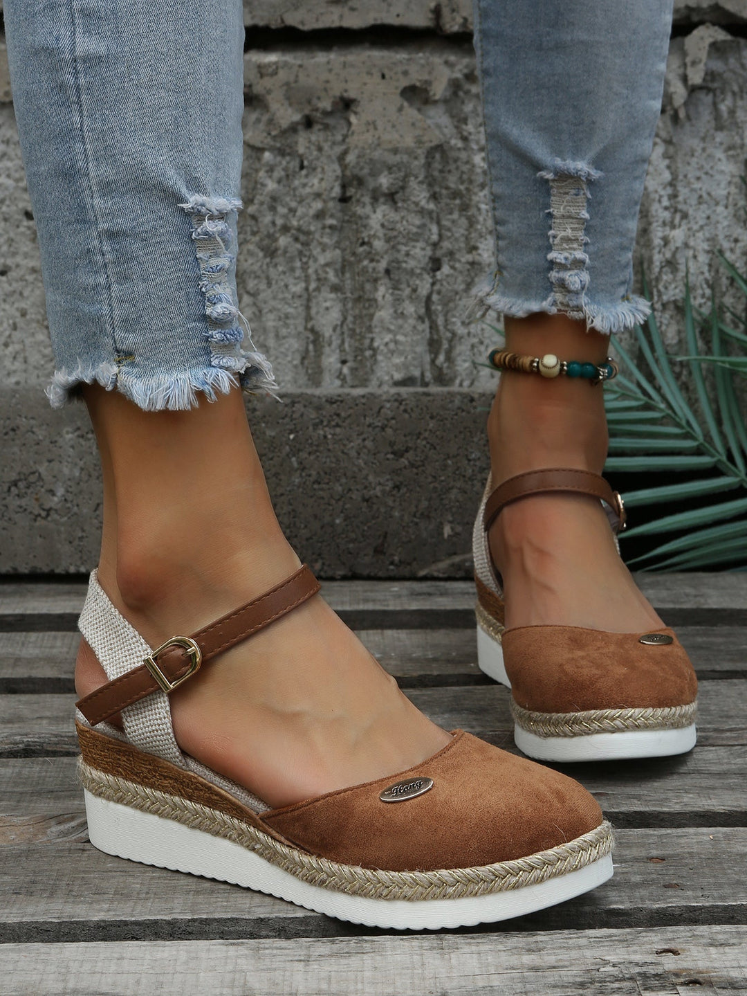 Womens Orthopaedic Woven Cushioned Sandals