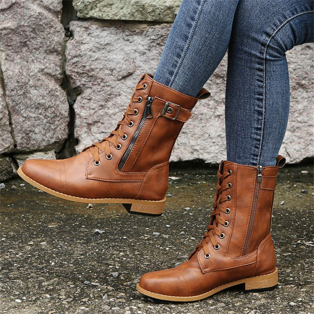 Toe Side Zipper Orthopaedic Boots