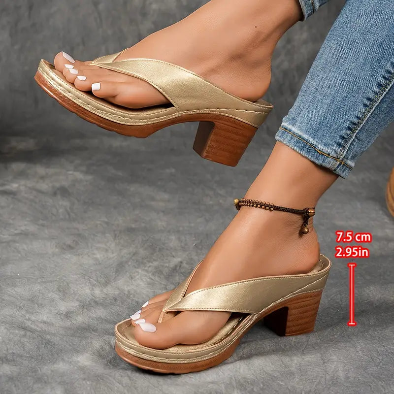 Orthopaedic Slippers with Heel
