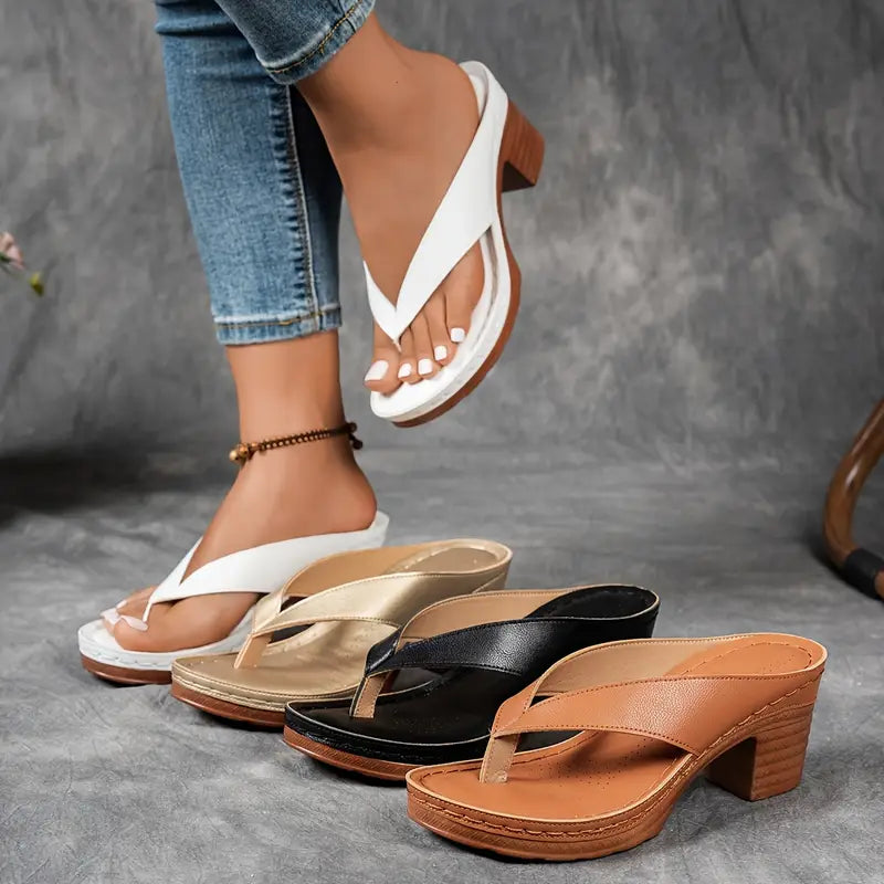 Orthopaedic Slippers with Heel