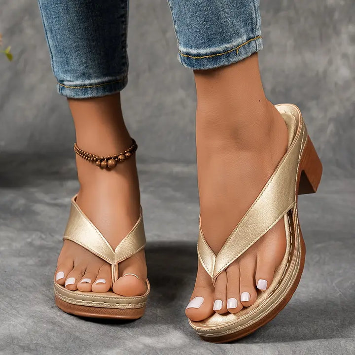 Orthopaedic Slippers with Heel