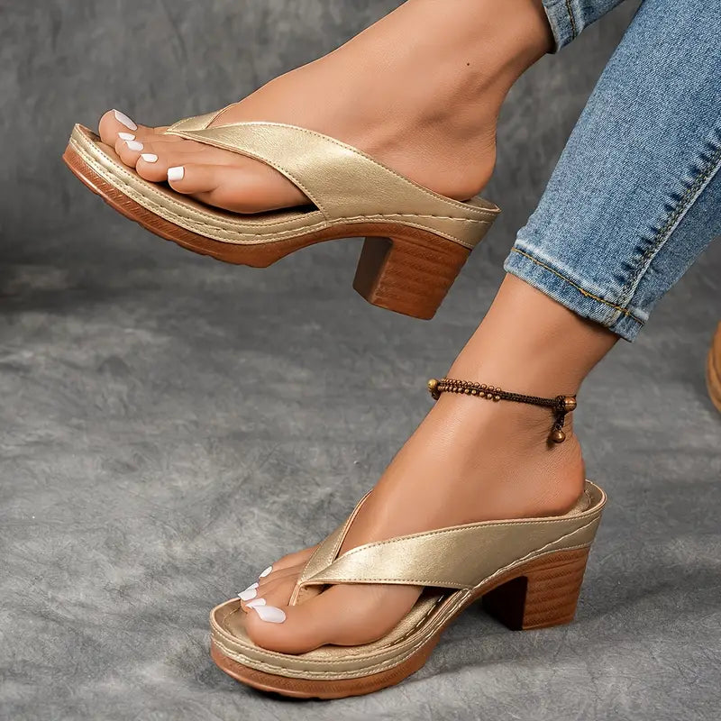 Orthopaedic Slippers with Heel
