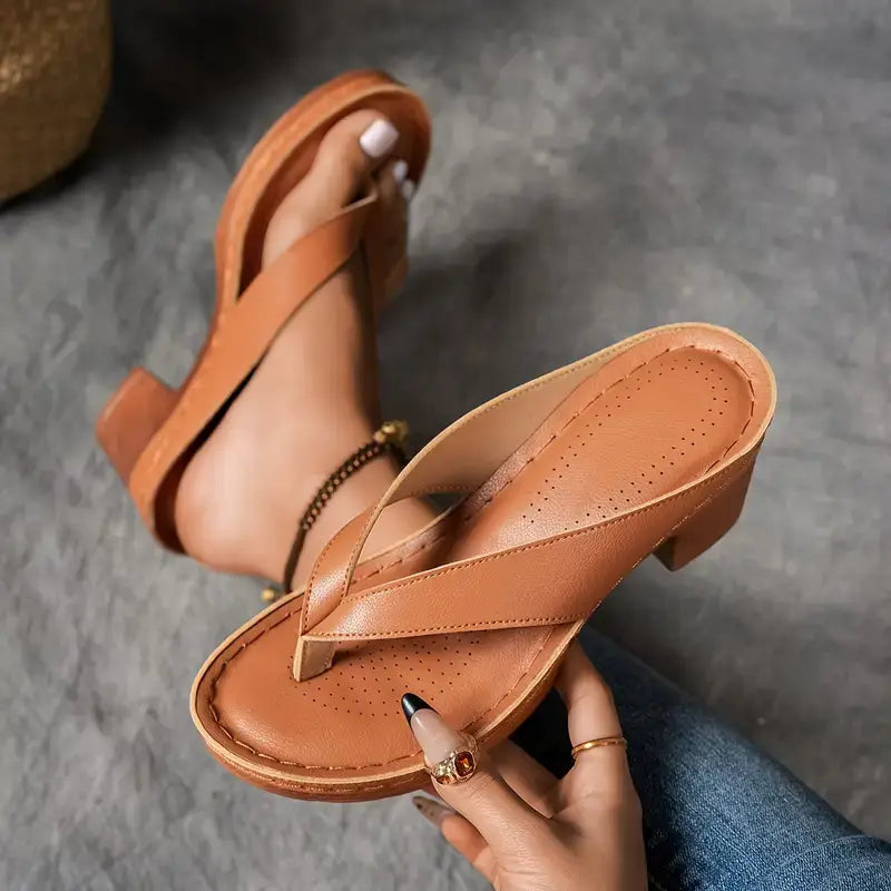 Orthopaedic Slippers with Heel