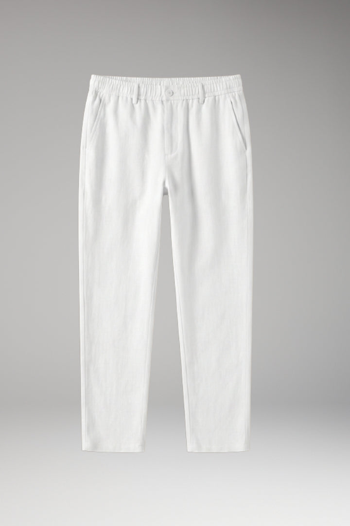 Men’s Casual Trousers with Elasticated Waistband and Side Pockets