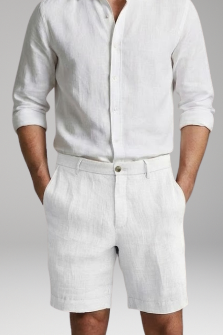 Men’s Shorts with Button Fastening