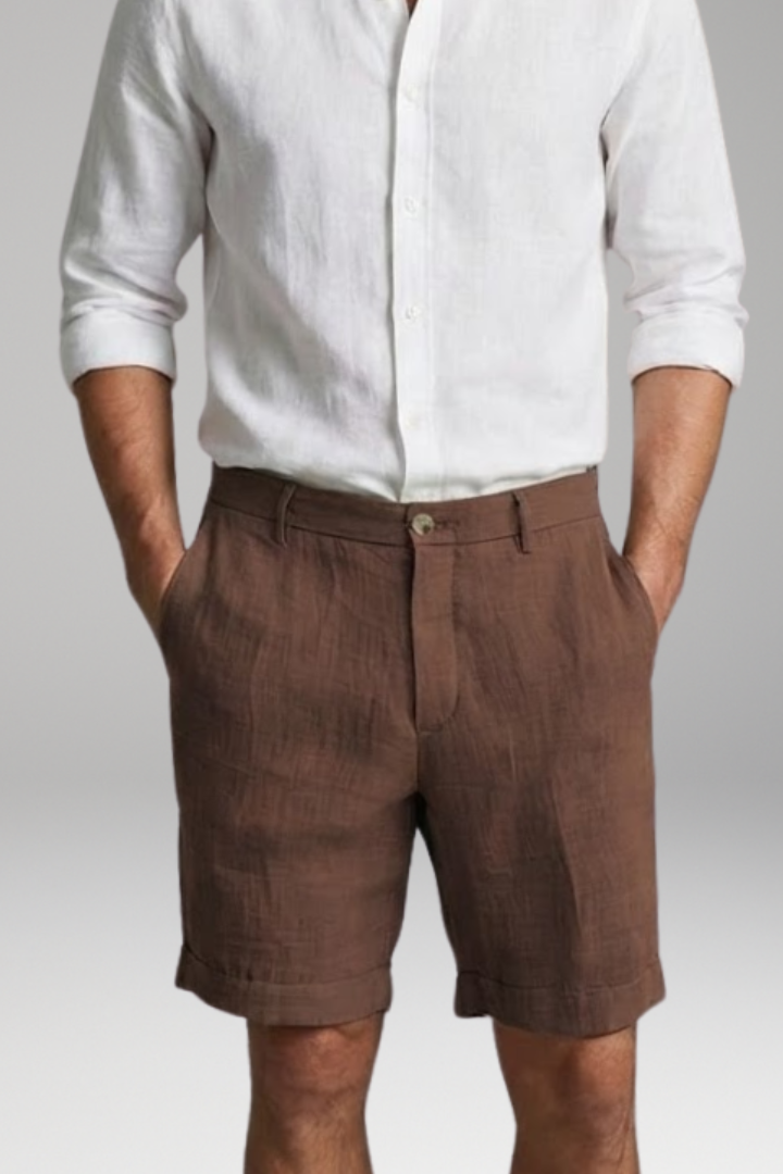 Men’s Shorts with Button Fastening