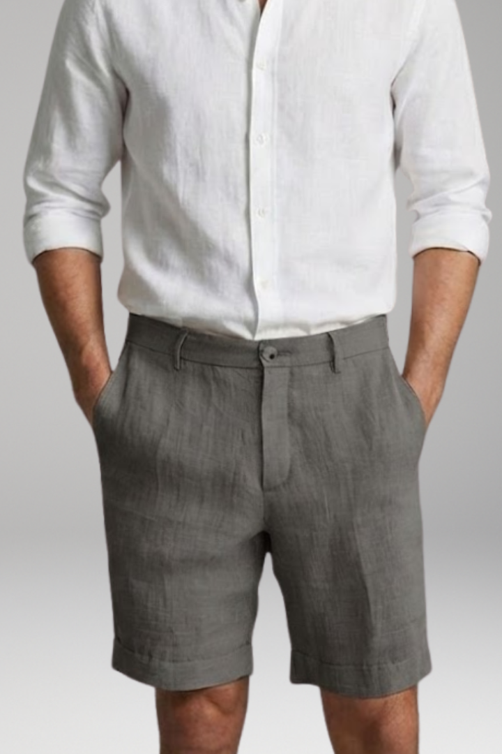 Men’s Shorts with Button Fastening