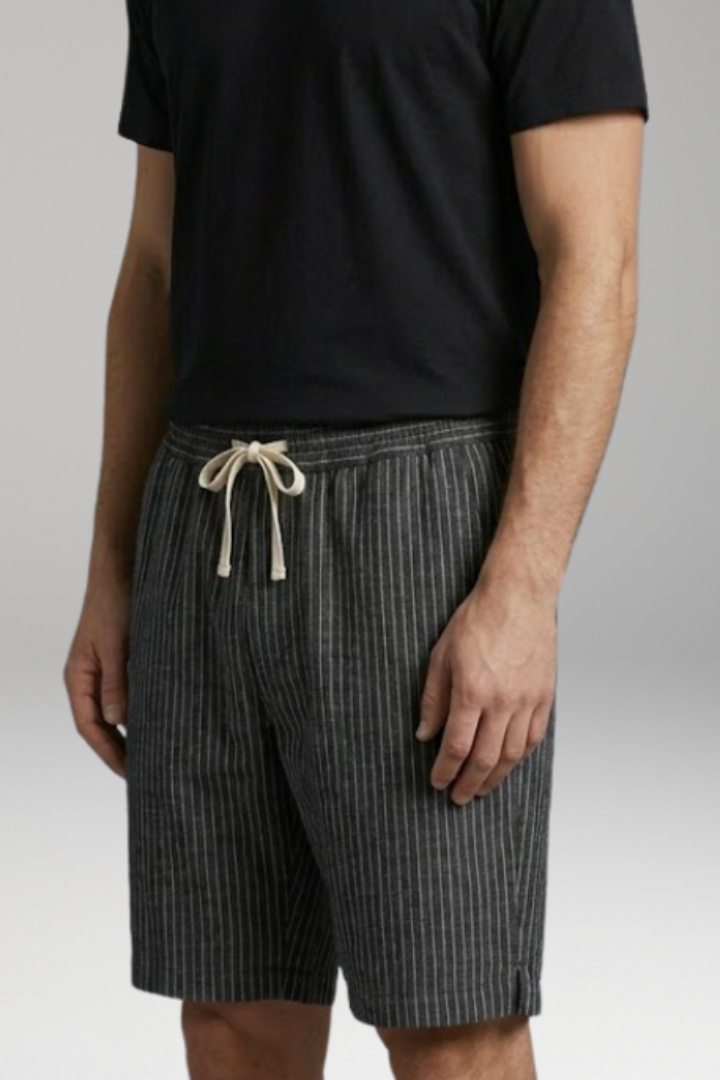 Men’s Shorts with Elastic Waistband and Adjustable Drawstring