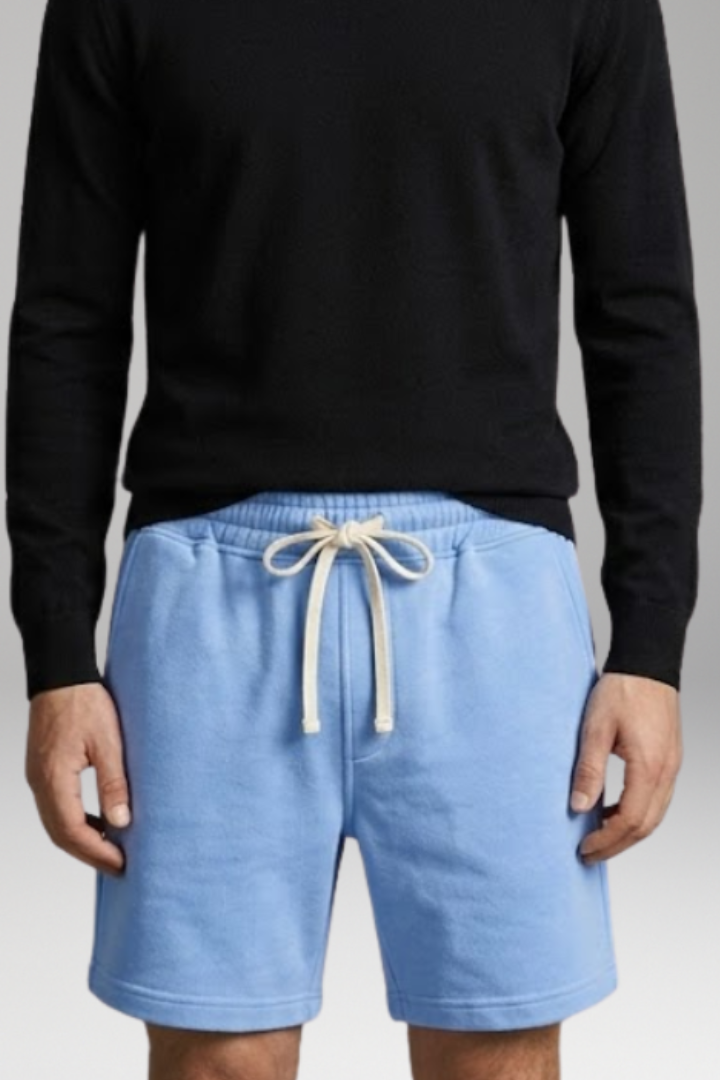 Men’s Shorts with Elastic Waistband and Side Pockets
