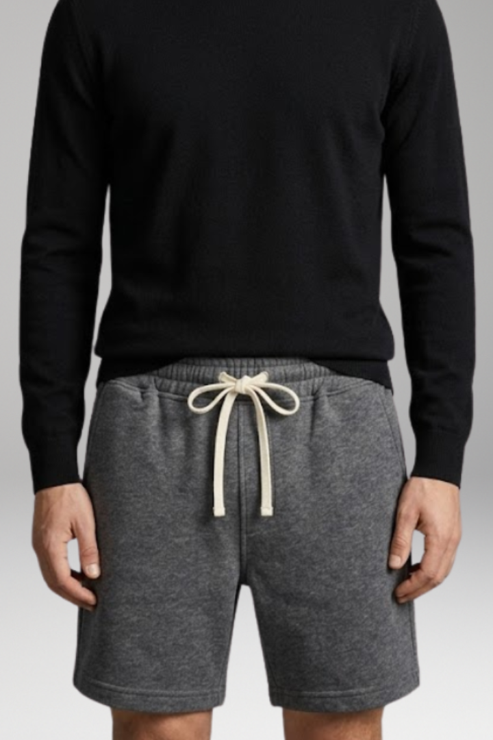 Men’s Shorts with Elastic Waistband and Side Pockets