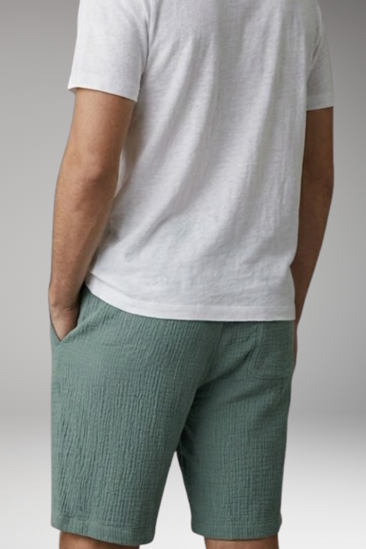 Men’s Summer Shorts with Drawstring Waistband and Side Pockets