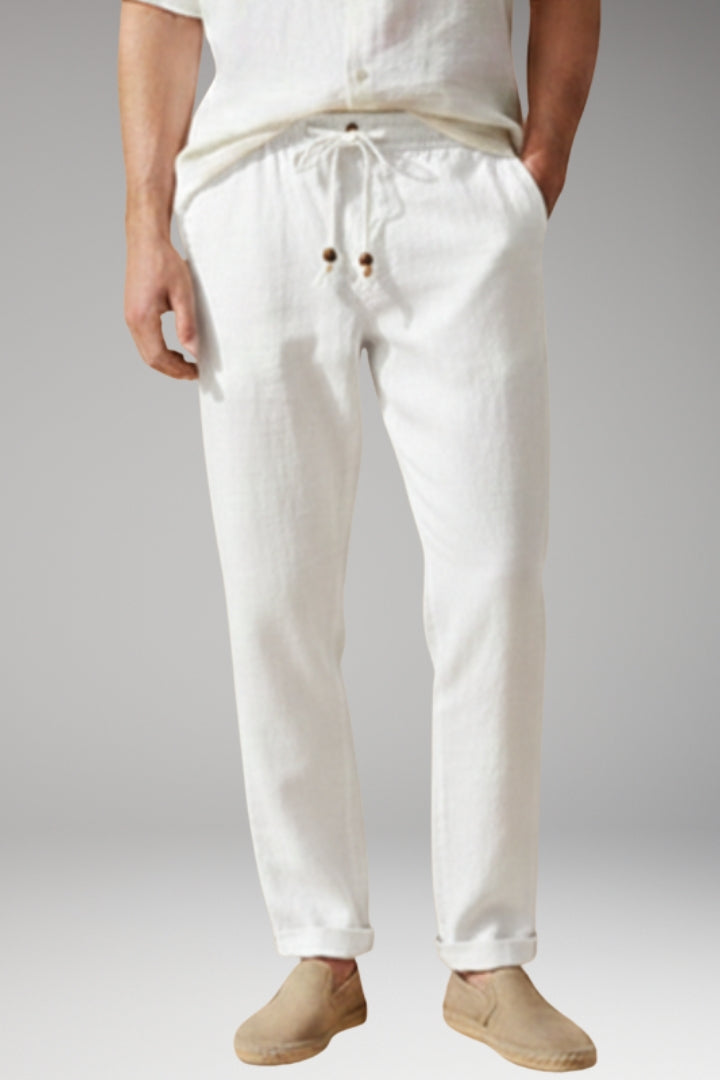 Men’s Trousers with Elasticated Waistband and Drawstring