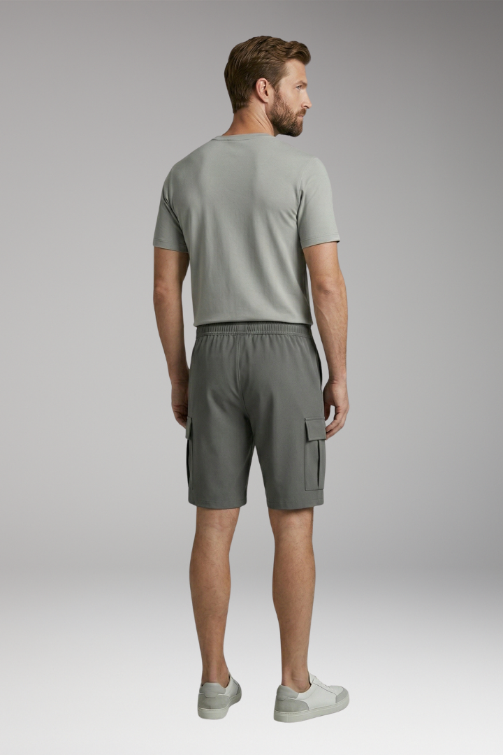 Men’s Shorts with Drawstring Waistband and Side Pockets