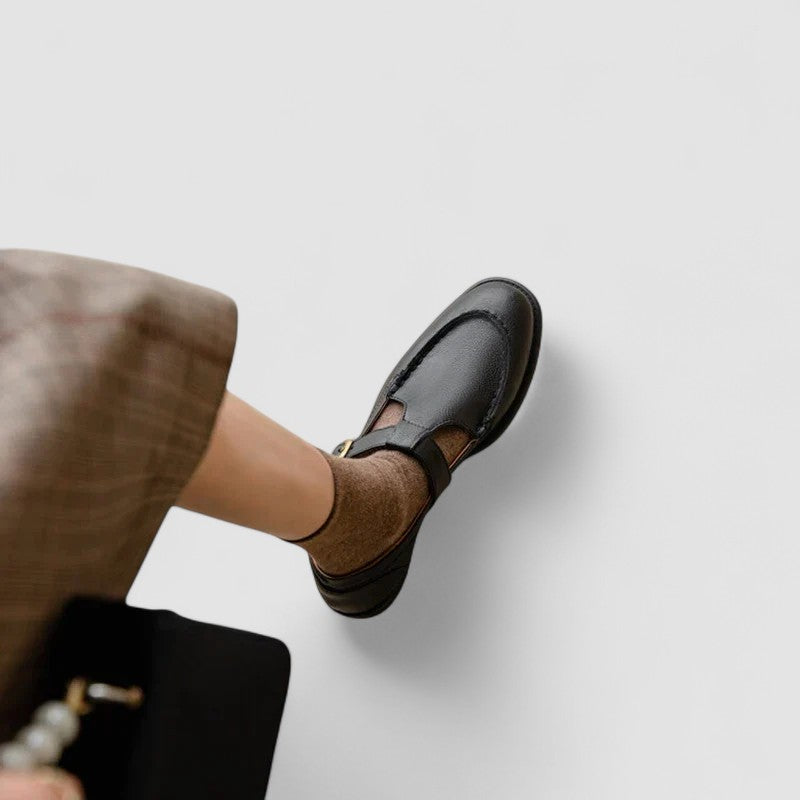Orthopaedic Square-Toe Mary Jane Shoes