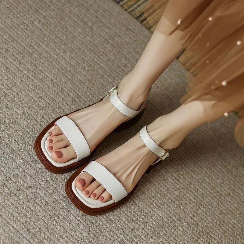 Vegan Leather Sandals