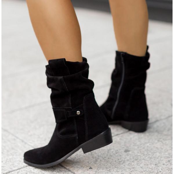 Elegant Ankle Boots with Zipper Closure