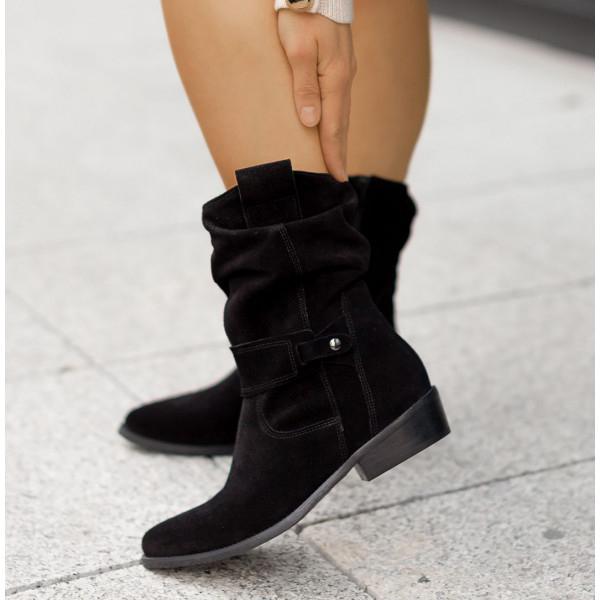 Elegant Ankle Boots with Zipper Closure