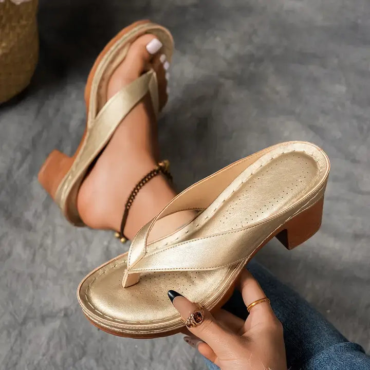 Orthopaedic Slippers with Heel