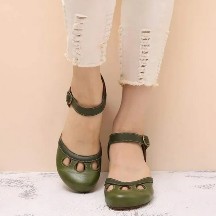 Comfortable Low-Heeled Sandals