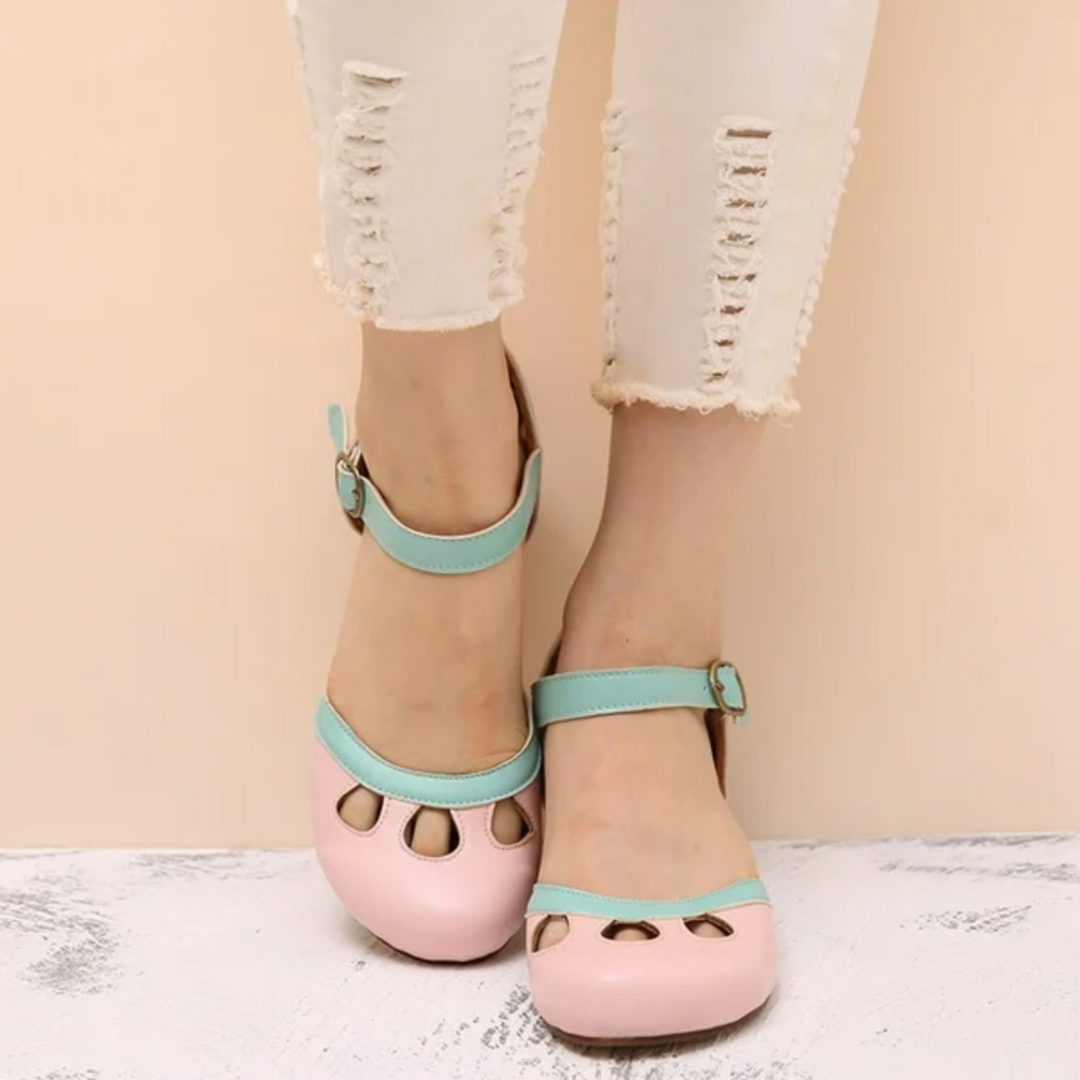 Comfortable Low-Heeled Sandals